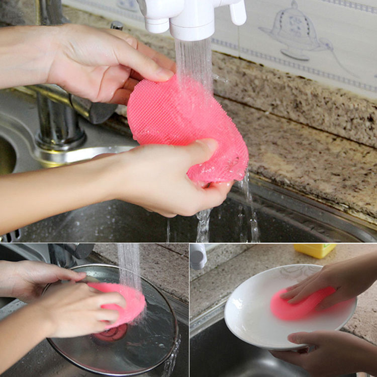 水滴造型硅胶洗碗刷